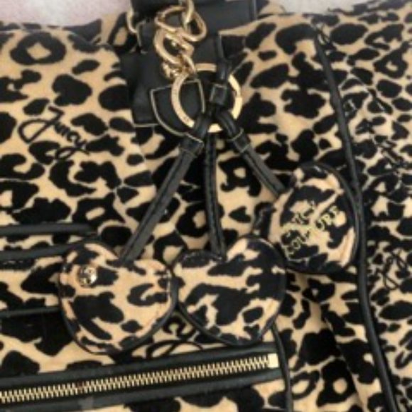 VINTAGE Juicy Couture leopard print tote bag - Picture 3 of 7